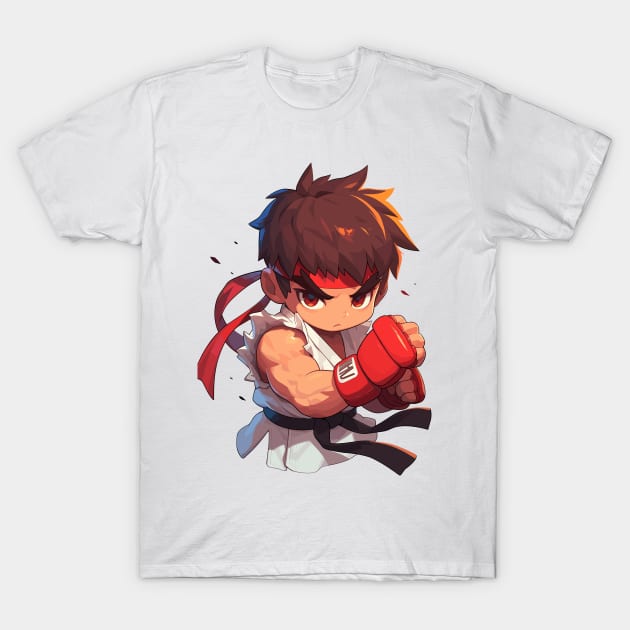 Street Fighter Ryu Art T-Shirt by peculiarbutcute